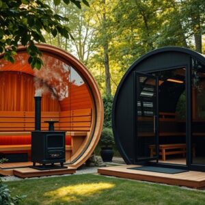 Was ist der Unterschied zwischen Fasssauna und Sauna-POD?